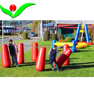 Campo de Obstáculos Inflable para Niños 2021, Campo de Paintball con Obstáculos, Búnkeres - Product Image 1