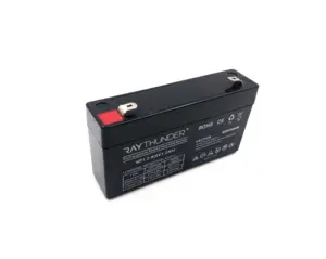 Batería de plomo ácido recargable 6V 1.3ah para sistema de alarma y luz LED