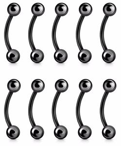 ASTM F136 Titanium Eyebrow Rings <strong>Fashion</strong> <strong>Body</strong> <strong>Jewelry</strong> for Party &amp; Gift Oxidation Coloring Piercing <strong>Jewelry</strong> - Product Image 6