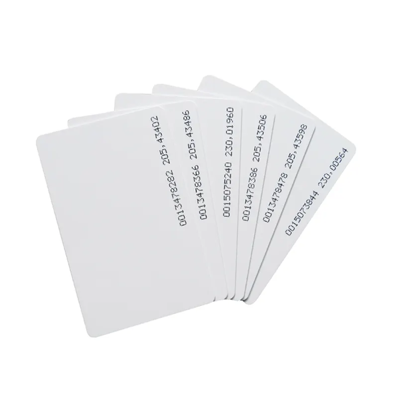 Free Sample Proximity PVC Printable EM4100 Bulk Blank RFID Smart Card