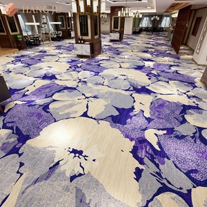 Alfombra de Hotel de 10mm de grosor con estampado de nailon, alfombra morada para salón de banquetes, nuevo diseño, serie Shanghai Hangju Sunshine - Product Image 2