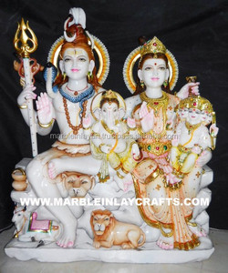 Indian Marble Shankar Parvati Statue - Product Image 1