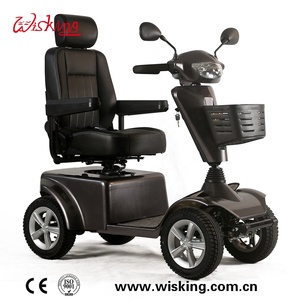 Tamaño medio de 4 ruedas al aire libre discapacitados Scooter de movilidad gente vieja Scooter Eléctrico <span class=keywords><strong>14</strong></span> pulgadas 24V 800W Ce 150kg 330lbs - Product Image 6