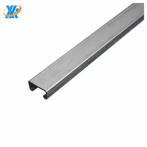 Galvanized Strut Steel Supporting System Metal Electrical Slotted Galvanized Strut Steel Gi C Iron Channel Rail