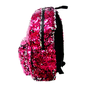 Sac à dos de voyage léger à paillettes sirène, sac d'école à paillettes réversible magique pour filles - Product Image 3
