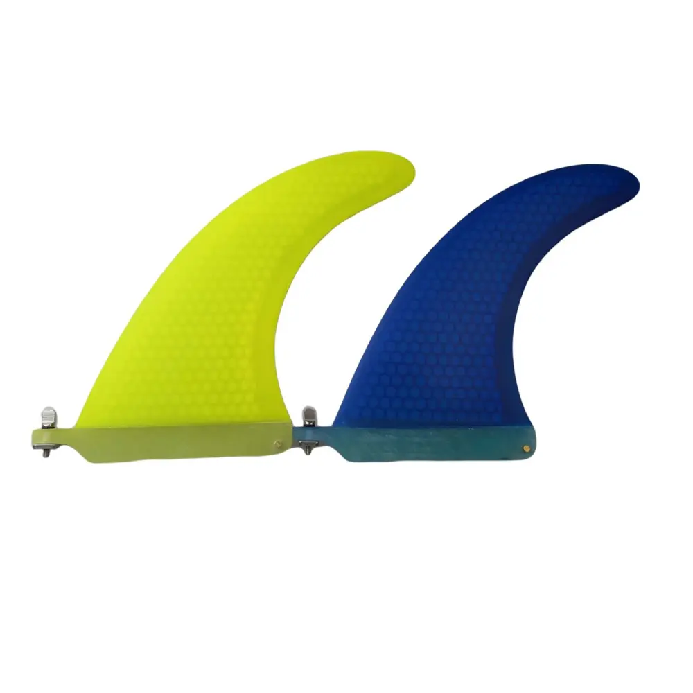 Placa longa de fibra de vidro para surf, placa de surf, barbatana única