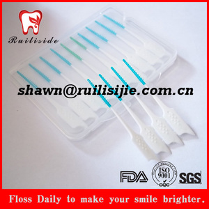 De Mango largo de Cerdas Suaves De Goma Cepillo Interdental Hilo Dental Selección - Product Image 4