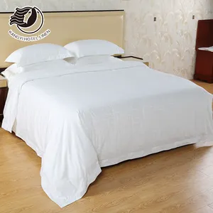 Hot Sale Luxury Hotel Bed Sheet 100% Cotton Jacquard Use For Duvet Cover Sets Hotel