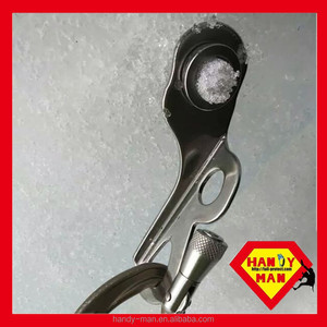 Tornillo para Hielo de Acero Inoxidable IS-1010 con Geometría de Dientes Avanzada, Clip Doble, Mango de 12/17/22 cm para Escalada en Hielo y Montañismo - Product Image 5