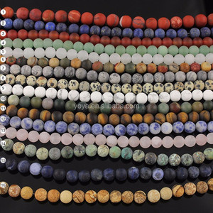 Perles en cristal mat naturel SB6547, pierres semi-précieuses en vrac pour la fabrication <span class=keywords><strong>de</strong></span> bijoux DIY, vente en gros - Product Image 2