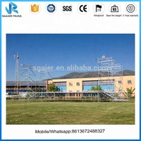 Todo Terreno sistema Truss etapa/aluminio montar escenario al aire libre para la venta