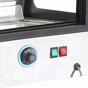 <span class=keywords><strong>Vitrina</strong></span> Exhibidora <span class=keywords><strong>de</strong></span> Pasteles Mini con 2 Puertas <span class=keywords><strong>de</strong></span> Vidrio para Panadería al por Mayor - Product Image 4