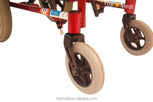 Silla de Ruedas Plegable de Aluminio con Respaldo Alto para Niños con Parálisis Cerebral/Silla para PC - Product Image 5