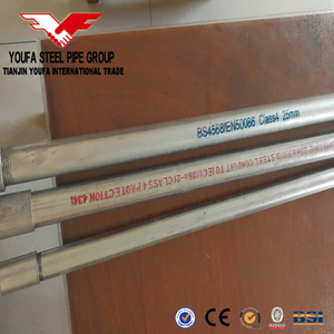 BS4568 class <span class=keywords><strong>4</strong></span> ขนาด 20mm 25mm 32mm gi ท่อ emt ท่อ - Product Image 5