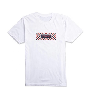 Shopping <span class=keywords><strong>Online</strong></span> cina <span class=keywords><strong>vestiti</strong></span> 100% cotone da uomo sottili magliette per il Fitness produttori di stampa personalizzata cinese - Product Image 5