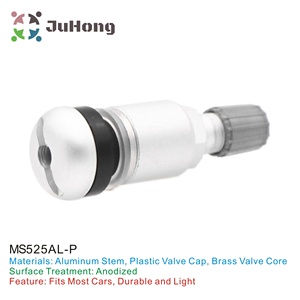 Vanne de <span class=keywords><strong>pneu</strong></span> en plastique anodisé, 1 pièce, MS525AL en aluminium, capuchon hexagonal en plastique adapté à la plupart des voitures, outils de réparation de pneus en alliage - Product Image 3