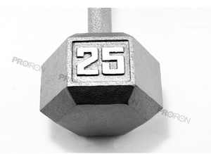 Sports Goods, crossfit cast iron painted hexagonal dumbbell, weight gym - Product Image 5