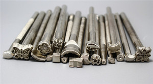 Alloy <strong>Leather</strong> Printing <strong>Tools</strong> DIY Working Saddle Making Set Carving <strong>Leather</strong> Craft Stamps Set Craft <strong>Leather</strong> Working - Product Image 4
