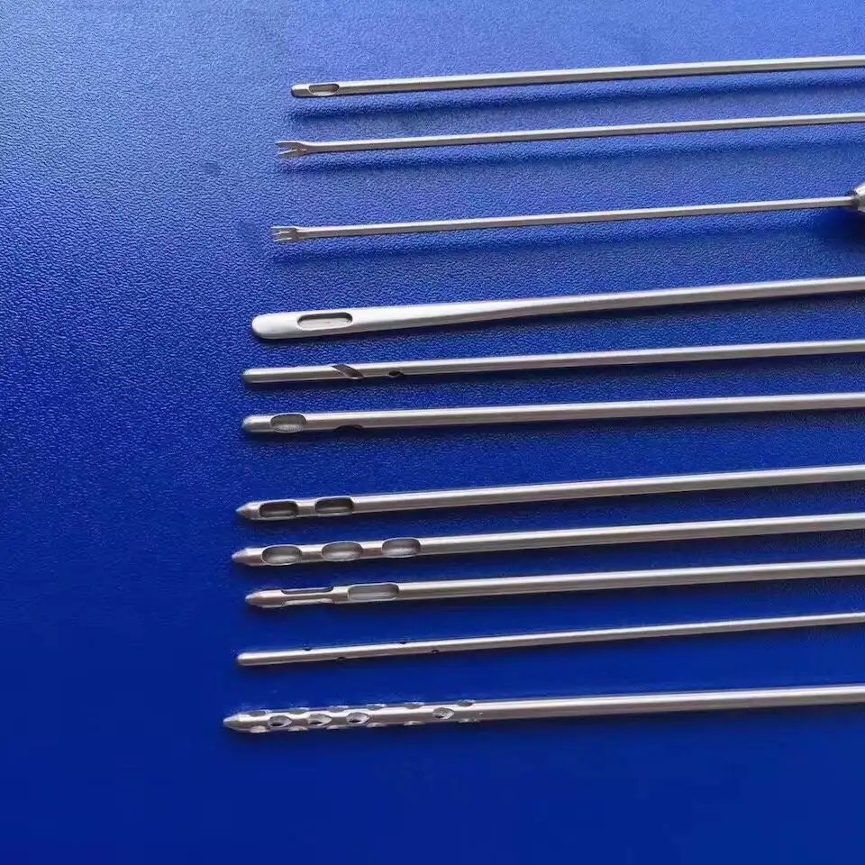 plastic surgery instruments fat injection cannula for breast injection