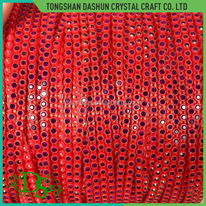 Guatemala espumoso bandas color mezclado piedra cadena del rhinestone del ajuste de recorte para la <span class=keywords><strong>ropa</strong></span>,tira diamantes en rollo - Product Image 6