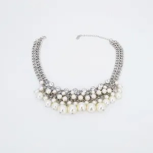 Statement Bridal Short Choker Pearl Necklace For Women And Girls
