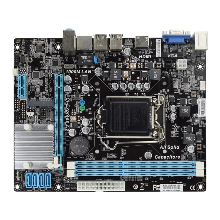 Intel Micro- ATX H61 mainboard support LGA1155 for desktop motherboard DDR3