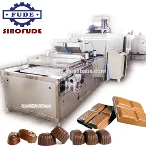 China chocolate machine supplier Chocolate bar making machine One shot chocolate moulding production line