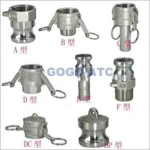 female thread quick coupler Type A DN32 Camlock stainless steel hydraulic hose fittings