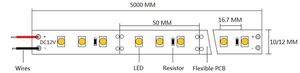 led de alta calidad a prueba de agua tira ip68 tira llevada 5050 strisce led luz de tira del led Empresas en busca de <span class=keywords><strong>distribuid</strong></span> - Product Image 6
