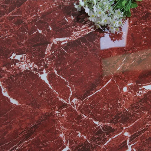 Super Mercato Casa Pavimenti In Uso e Funzione di Marmo Rosso lucido lucido granito imitando piastrelle in gres porcellanato
