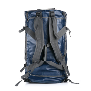 Sac de sport pliable DEVANCE 70L personnalisé, léger, imperméable, en PVC, motif géométrique, avec fermeture éclair - Product Image 2