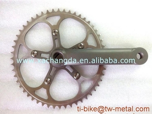 XACD titane vélo de route chainringTitanium vélo pédalier <span class=keywords><strong>vtt</strong></span> vélo plateau et manivelle bras - Product Image 1