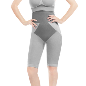 <span class=keywords><strong>Short</strong></span> <span class=keywords><strong>de</strong></span> <span class=keywords><strong>compression</strong></span> taille haute S-SHAPER pour <span class=keywords><strong>femme</strong></span> en tissu <span class=keywords><strong>de</strong></span> bambou tourmaline avec contrôle du ventre sans couture - Product Image 6