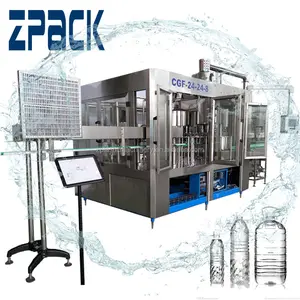 Zpack बोतल पानी भरने की मशीन/तरल भरने की मशीन की कीमत/मिनरल वाटर उत्पादन लाइन