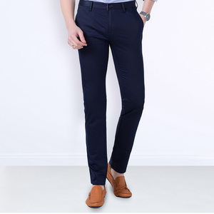 Pantaloni Casual da <span class=keywords><strong>uomo</strong></span> Casual Plus Size pantaloni elasticizzati dritti pantaloni da <span class=keywords><strong>uomo</strong></span> d'affari con Custom - Product Image 2