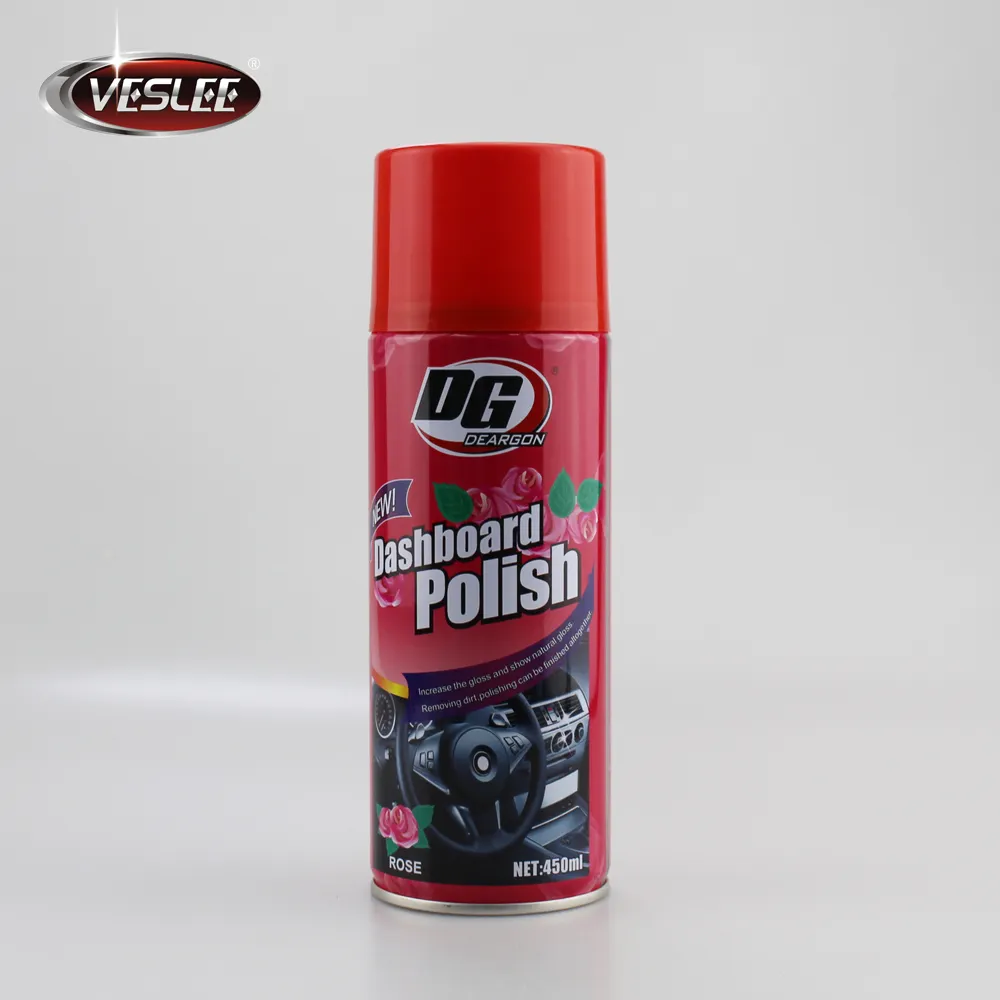 Silicone auto cruscotto polish per auto polacco prodotto auto dashboard cera cruscotto spray