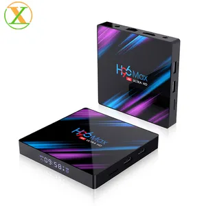 Dropshipping supplier best android box strong 4k H96 max RK3318 2.4g/5.8ghz wifi hd digital stb