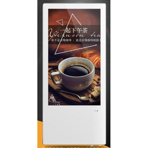 Thương mại 23.6 "24" inch siêu mỏng <span class=keywords><strong>LCD</strong></span> Android Màn hình <span class=keywords><strong>AD</strong></span> Totem <span class=keywords><strong>kiosk</strong></span> với wifi 4 gam chức năng mạng và phần mềm cho thang máy - Product Image 5