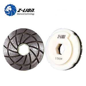 Z ASLAN 5 inç Alüminyum salyangoz kilidi elmas kenar parlatma pedi turbo fincan tekerlek - Product Image 3