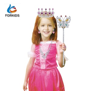 Snow White Princess <strong>Dress</strong> Little Girl Fancy Princess <strong>Dress</strong> up Costume Toy Set - Product Image 4