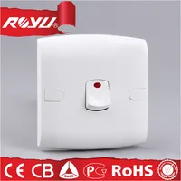 Настенный переключатель, 1 комплект, 1 канал, низкая цена, сырье для электрического переключателя, маленький выключатель света