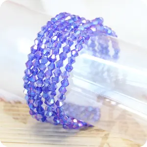 4 mm crystal Bicone Beads
