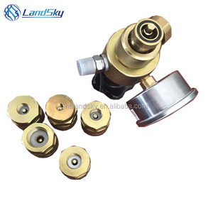 N2 Nitơ lỏng tính phí một bàng quang accumulator điền Kit FPU-1 đo 350bar kết nối 5/8unf 7/8unf 5/16unfg 1" - Product Image 2