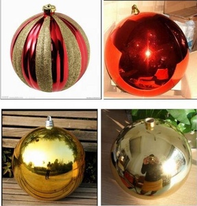 Conception personnalisée Peinte À La Main Grande <span class=keywords><strong>Boule</strong></span> <span class=keywords><strong>De</strong></span> <span class=keywords><strong>Noël</strong></span> En Plastique - Product Image 4