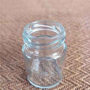 Rỗng Rõ Ràng Mini 75Ml 100Ml 150Ml Mứt Chum Chim Yến Bao Bì Virgin Dừa Chai Dầu Thủy Tinh Nhỏ Jar Đối Với Mật Ong - Product Image 5