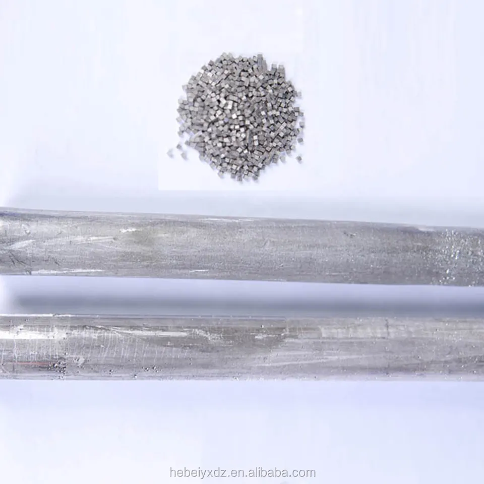 LINGOTE tellurium de bismuto de material termoeléctrico de 270mm de longitud