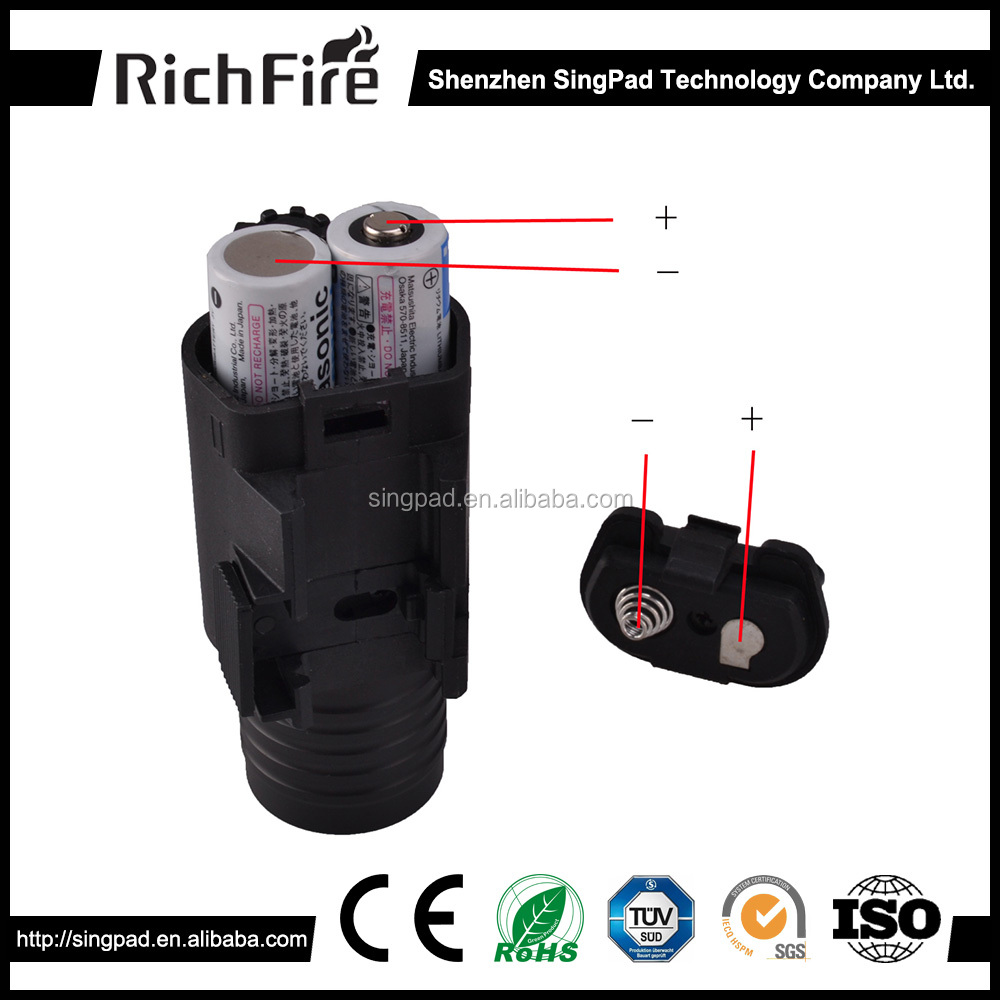 Avec Rouge Laser Gun Sight Et Pression Interrupteur Monté LED Militaire Tactique Pistolet lampe de Poche Torche
