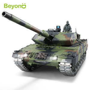 Henglong 2.4Ghz <span class=keywords><strong>1</strong></span>:16 Échelle Télécommande Allemand Léopard 2A6 RC Réservoir avec Fumée & Son - Product Image 1