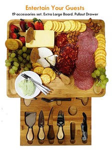 Venta al por mayor Extra grande embutidos de madera de bambú de queso Junta - Product Image 2
