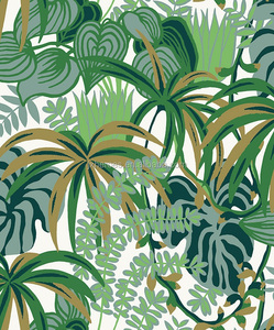Sud-est asiatico Foresta Pluviale Tropicale <span class=keywords><strong>Natura</strong></span> Stile Decorativo Per La Casa Carta Da Parati - Product Image 2